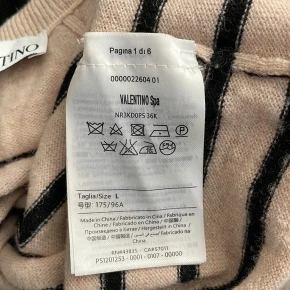 Red Valentino Wool Sweater Black Lace Maxi Dress - Picture 9 of 12